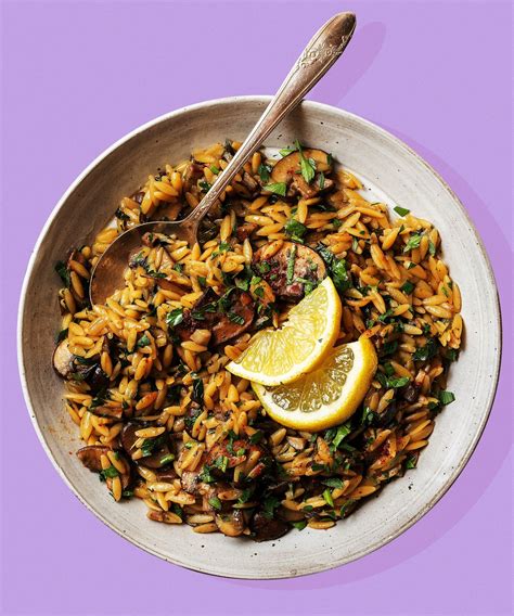 One Pot Vegan Mushroom Orzo Exploring Vegan