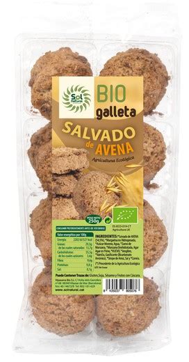 Galletas Con Salvado De Avena Bio 250 G Ananda Bio