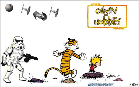 Calvin And Hobbes Meets Star Wars Know It All Joe