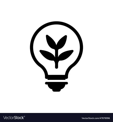 Energy Efficiency Icon Royalty Free Vector Image