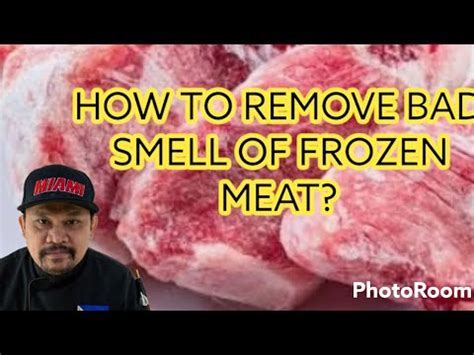 HOW TO REMOVE BAD SMELL OF FROZEN MEAT YouTube