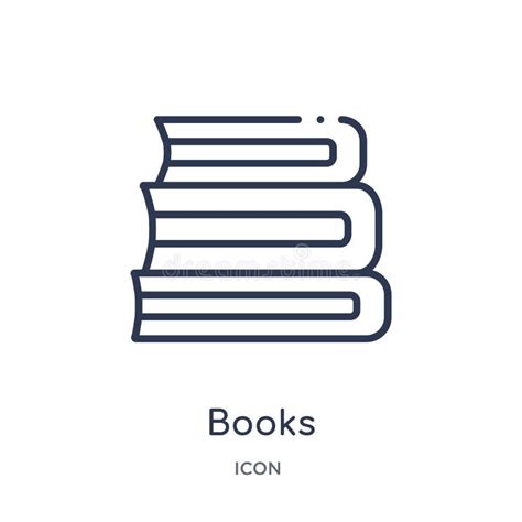 Linear Books Icon From Education Outline Collection Thin Line Books