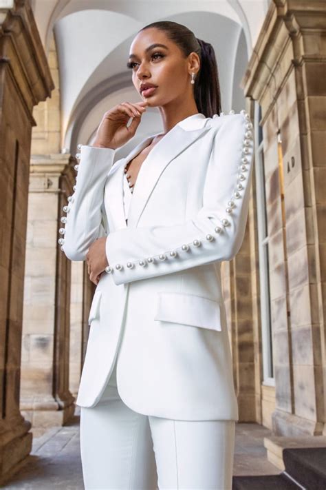 Nadine Merabi Charlotte Blazer And Bra New Wedding Dress Save