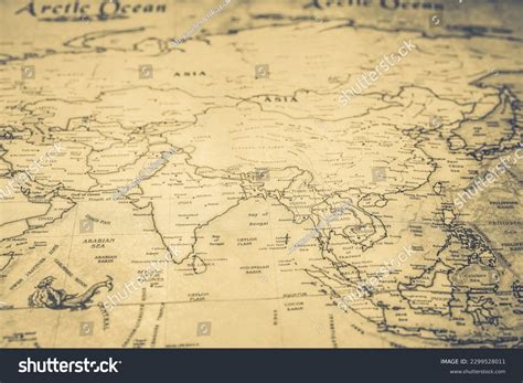 Asia On Map World Stock Photo 2299528011 | Shutterstock