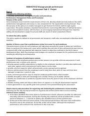 Bsbmgt Assessment Task Part A Docx Bsbmgt Manage People