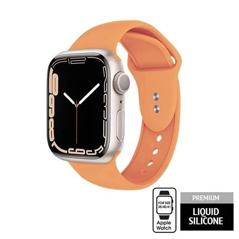 Crong Liquid Pasek Do Apple Watch Mm Pomara Czowy Crong