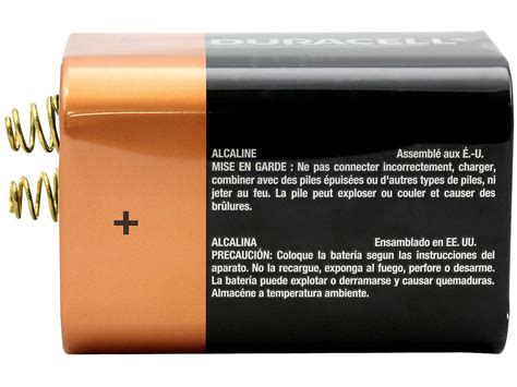 6 Volt Alkaline Lantern Battery Duracell Coppertop Mn908