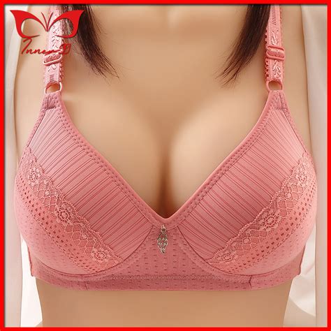 Jual Bra Jumbo Motif Renda Bahan Halus Tanpa Kawat BH Wanita Big Size