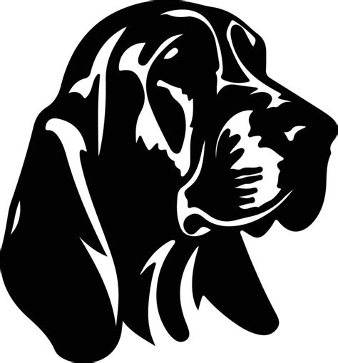 Bloodhound Silhouette Portrait 39056598 Vector Art At Vecteezy