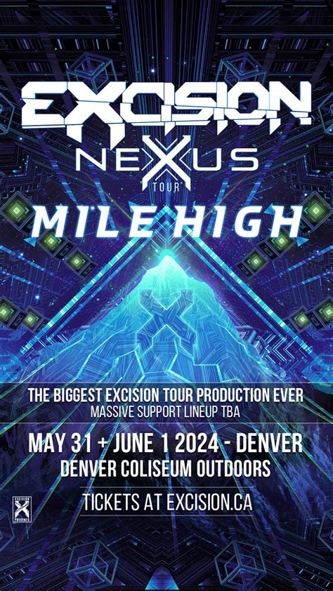 Excision Presents Mile High The Nexus Tour Party Guru Productions