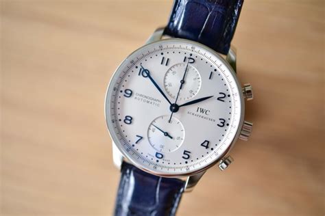 IWC Portugieser Chronograph 3716 Steel Bracelet Video Review Price