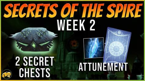 Destiny 2 Week 2 SECRETS Savathun S Spire ATTUNEMENT CARDS Hidden