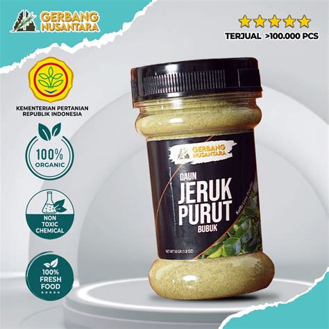 Jual Bumbu Dapur Daun Jeruk Purut Bubuk Rempah Gerbang Nusantara