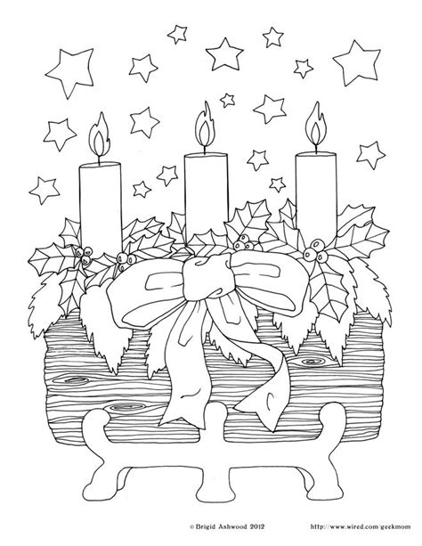 Printable Winter Solstice Coloring Pages