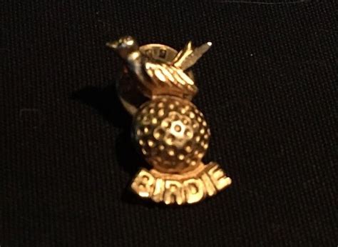 Gold Birdie Lapel Hat Pin Golf Jewelry Ebay Golf Jewelry Hat