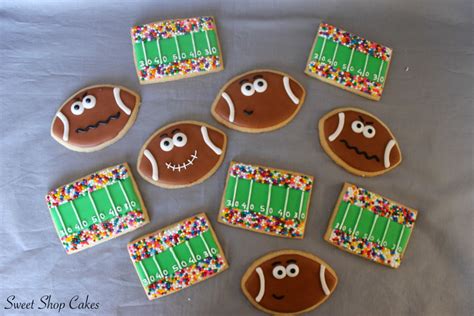 Football Sugar Cookies