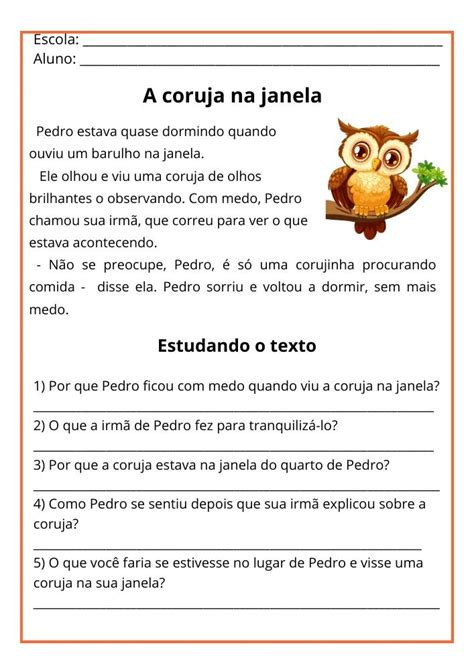 Textos Curtos Com Interpretação 3 Ano - Textos Com Interpretação - 32 Arquivos Para Baixar Grátis | Leitura com ...