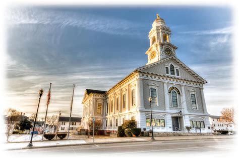 Milford Town Hall Milford Ma Photograph By James Wellman