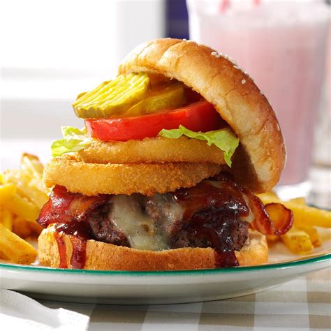 Bbq Bacon Burger Recipe Taste Of Home