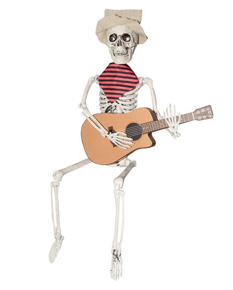 Guitar Playing Skeleton 60cm For Halloween 🎃 Horror