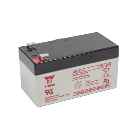 Yuasa NP1 2 12 VRLA Battery 12V 1 2Ah Rechargeable