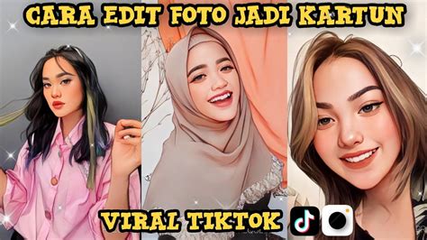 Cara Edit Foto Jadi Kartun Viral TikTok Prequel Tutorial YouTube