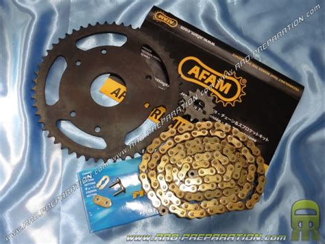 Kit chaîne AFAM 420 12X53 DERBI SENDA R L 1997 a 1999