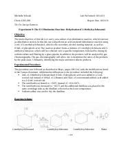 Chem Lab Docx Michelle Yeboah Lab Performed Chem