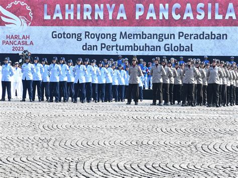 Foto Presiden Pancasila Fondasi Indonesia Berhasil Hadapi Krisis Global