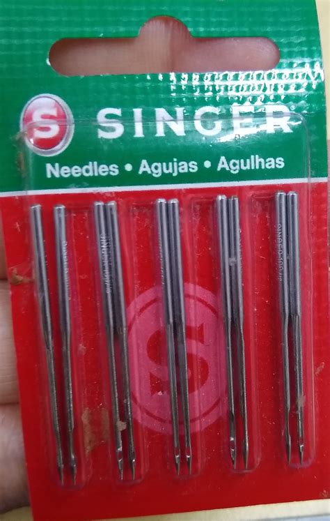 Agulha De Maquina Singer Para Costura Reta Cabo Fino Env Avm