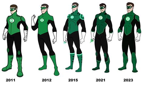 The Evolution of Green Lantern by HewyToonmore on DeviantArt