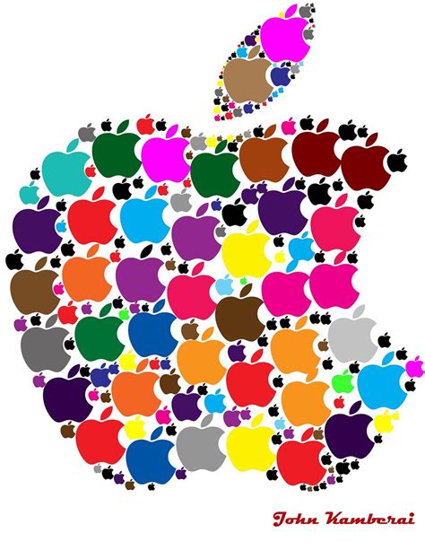 apple logo apples colors | apple logo colors , john kamberai… | Flickr