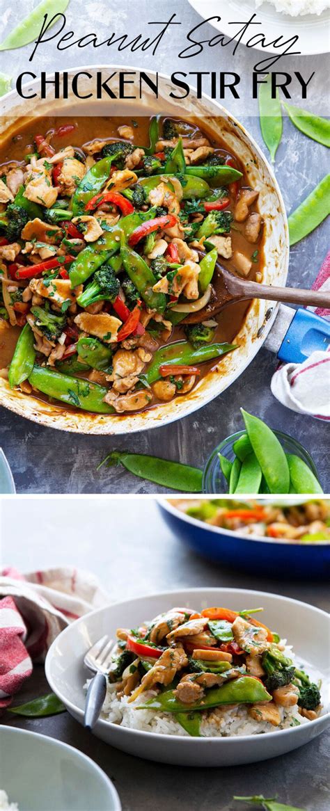 Peanut Satay Chicken Stir Fry