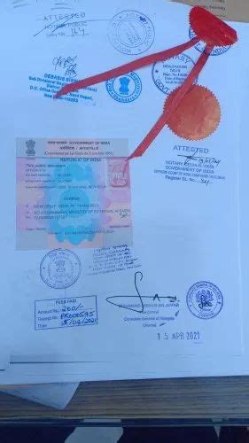 Marriage Certificate Malaysia Embassy Attestation At Rs 1000piece