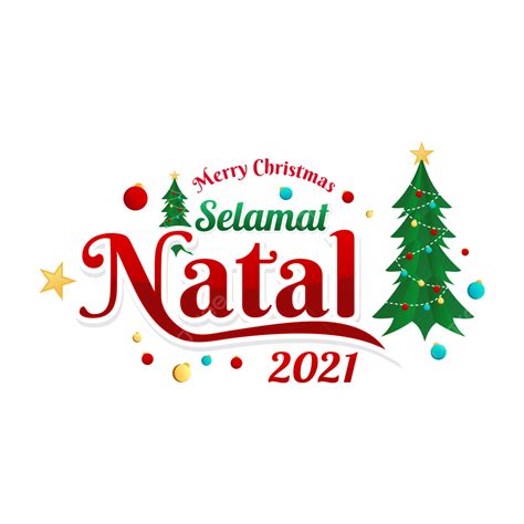 Natal Christmas Tree Vector Png Images Selamat Natal With