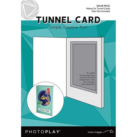 makers series tunnel cards photo play paper