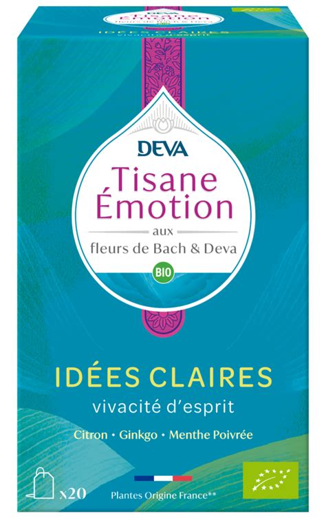 Tisane BIO Idées claires Vivacité d esprit Elixirs France