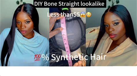 How To Diy Ventilate Lace Closure Bone Straight Lookalike Wig