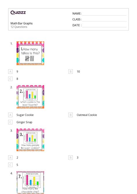 50 Bar Graphs Worksheets For 1st Grade On Quizizz Free And Printable