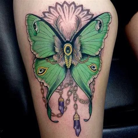 Discover 68 Lunar Moth Tattoo Best In Cdgdbentre