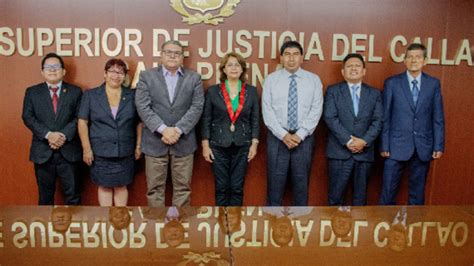 Presidenta De Corte Del Callao Recibe Visita De Federaci N Nacional De