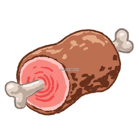 「骨付き肉」イラスト無料