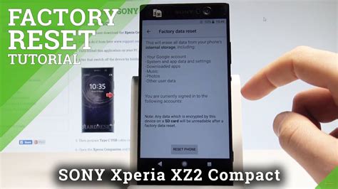 How To Factory Reset Sony Xperia Xz2 Compact Erase Everything