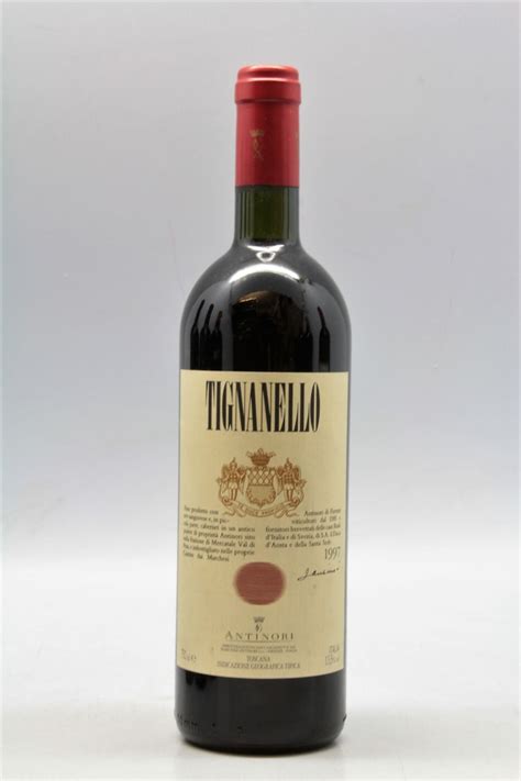 Marchesi Antinori Chianti Classico Tignanello 1997 Vins And Millesimes