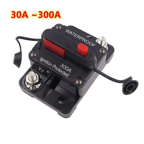 30a 300a Auto Yacht Rv Circuit Breaker Fuse Reset 12 48v Automatic Recoverable Circuit Breaker