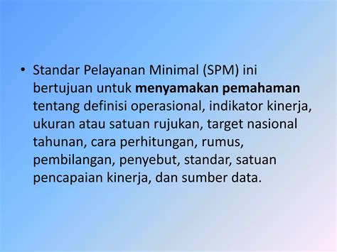 Spm Puskesmas Ppt PPT