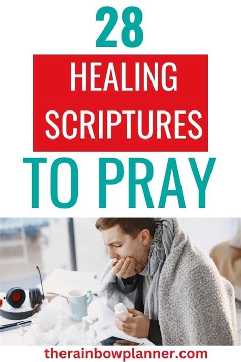 28 Life-Changing Scripture For Healing - The Rainbow Planner