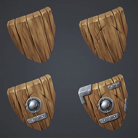 Wooden Shield by Kutejnikov on DeviantArt