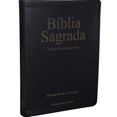 Biblia Jumbo Letra Extra Gigante E Harpa Corrigida Extra