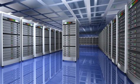 Server Room Interior In Datacenter Stock Photo By ©scanrail 79027836